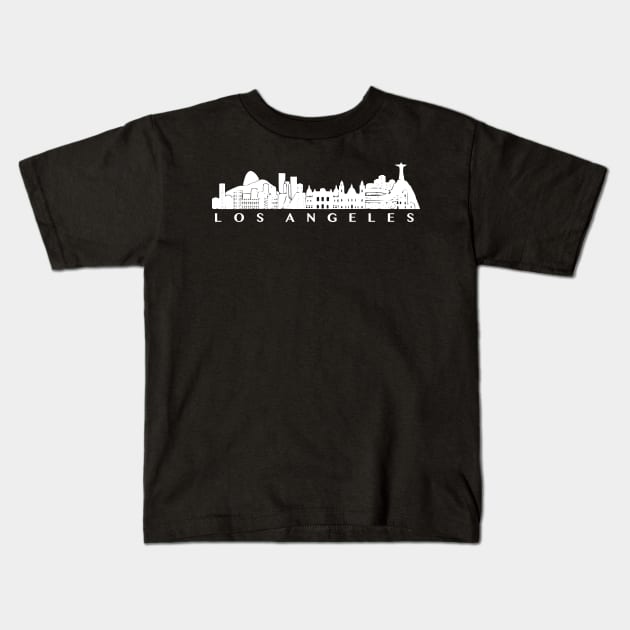 los angeles la usa america Kids T-Shirt by untagged_shop